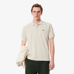 Mens Classic Fit L.12.12 Heathered Polo Men - Grey - Lacoste - Polos