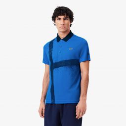 Mens Lacoste Tennis x Novak Djokovic Polo Men - Blue - Lacoste - Novak Djokovic Collection