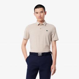 Mens Regular Fit UV Protect Golf Polo Men - Beige - Lacoste - Polos
