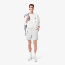 Mens Slim Fit Commuter Shorts Men - White - Lacoste - Shorts & Swim