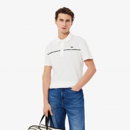 Mens Regular Fit Logo Trim L.12.12 Polo Men - White - Lacoste - Polos