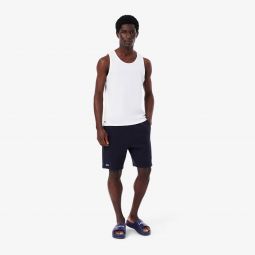 Mens 3-Pack Cotton Undershirts Men - White - Lacoste - T-Shirts
