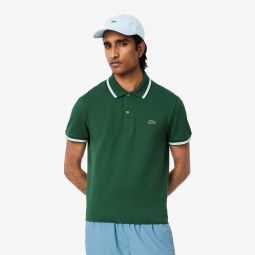 Mens Regular Fit Trim Accent L.12.12 Polo Men - Green - Lacoste - Polos