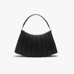 Large Lenglen Leather Bag Unisex - Black - Lacoste - Bags
