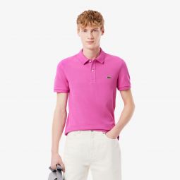 Mens Slim Fit L.12.12 Pique Polo Men - Pink - Lacoste - Polos