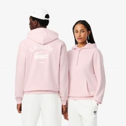 Unisex Print Hoodie Unisex - Pink - Lacoste - Sweaters & Sweatshirts