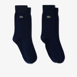 Unisex 2-Pack Long Socks Unisex - Blue - Lacoste - Socks