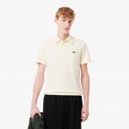 Mens Slim Fit Cotton Polo Men - White - Lacoste - Polos