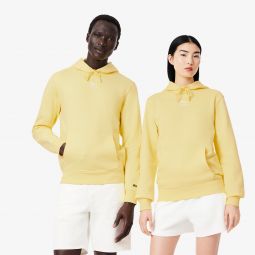 Unisex Print Hoodie Unisex - Yellow - Lacoste - Sweaters & Sweatshirts