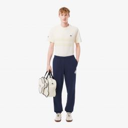 Mens Tennis Printed Sweatpants Men - Blue - Lacoste - Pants & Sweatpants