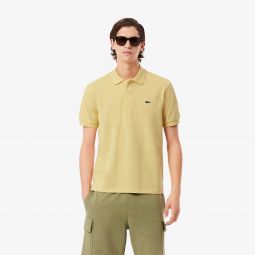 Mens Classic Fit L.12.12 Heathered Polo Men - Yellow - Lacoste - Polos