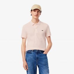 Mens Slim Fit L.12.12 Pique Polo Men - Pink - Lacoste - Polos