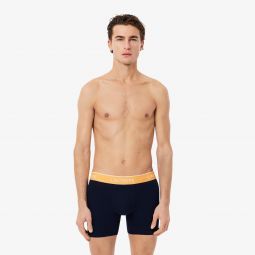 Mens 3-Pack Boxer Briefs Men - Blue - Lacoste - Underwear & Loungewear