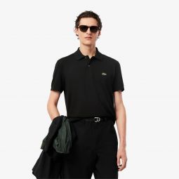 Mens Classic Fit L.12.12 LIGHT Pique Polo Men - Black - Lacoste - Polos