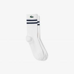 Mens Lightweight Cotton Athletic Socks Men - White - Lacoste - Socks