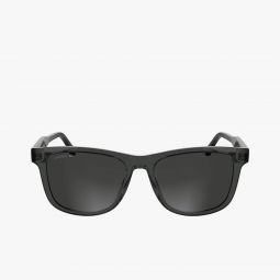 Monogram Acetate Rectangle Glasses Men - Grey - Lacoste - Sunglasses