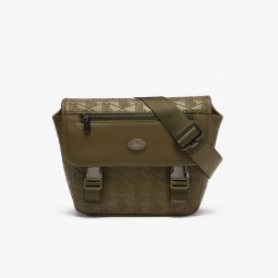 Small Monogram Messenger Bag Men - Green - Lacoste - Bags