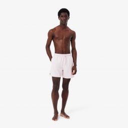 Mens Mid Length Swim Trunks Men - Pink - Lacoste - Shorts & Swim