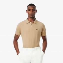 Mens Classic Fit L.12.12 LIGHT Pique Polo Men - Beige - Lacoste - Polos