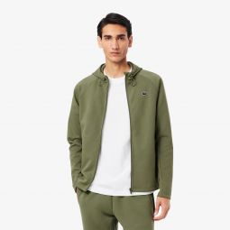 Mens Lightweight Track Jacket Men - Green - Lacoste - Sweaters & Sweatshirts