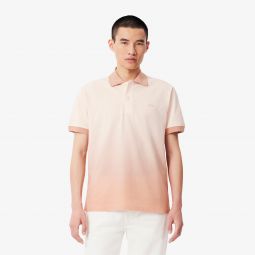 Mens Classic Fit Ombre Print L.12.12 Polo Men - Pink - Lacoste - Polos