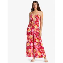 Away On Vacay Printed Wide Leg Jumpsuit