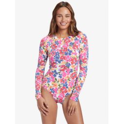 Bloomin Babe Long Sleeve One-Piece Swimsuit