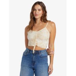 Vibrant Light Strappy Crop Top