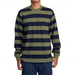 RVCA Chainmail Stripe Long-Sleeve Shirt - Mens