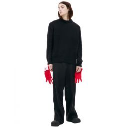 Sweater With Removable Gloves