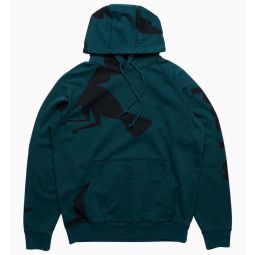 Clipped Wings Hooded Sweatshirt - Deep Sea Green