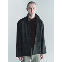 Fuzz Wool Haven Jacket - Black/Moss