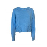 Roundneck Sweater - Iris Blue