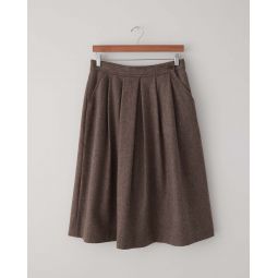 Wool/Nylon Pleat Skirt
