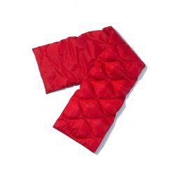 TAION BY F/CE PACKABLE DOWN SCARF - RED