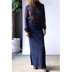Forum Long Skirt - Midnight Blue