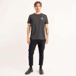 Happy Place Faded Tee Shirt - Black