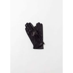 Italian Vent Palm Gloves - Black