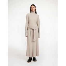 Sloana Merino Wool Dress - Old Beige