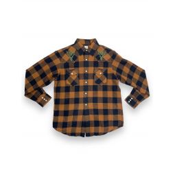WESTERN FLANNEL Shirt - Brown/Black