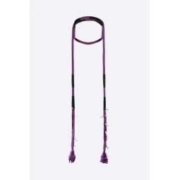Knit Spike Scarf - Lilac/Black
