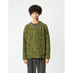 Wool Knit Cardigan - Green
