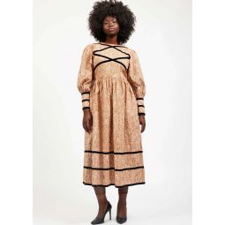 Batsheva Clemmie Dress - Woodgrain Fantasy