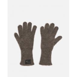 Mohair Gloves - Taupe