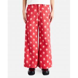 Tulip Wool Trouser with Brushed Dots