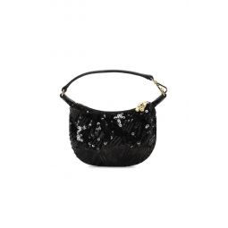 Butterfly Small Pouch Sequin - Black