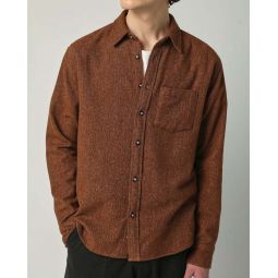 Cotton Flannel Shirt - Brown