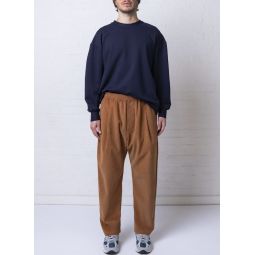 Fine Wale Corduroy Pleated Cruiser Pant - Suede