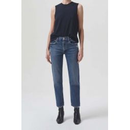 Agolde Kye Mid Rise Straight Crop Jean - Notion