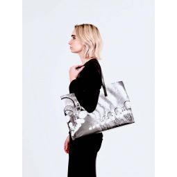 Leather Tote in Metro Cit by Jessica Murray